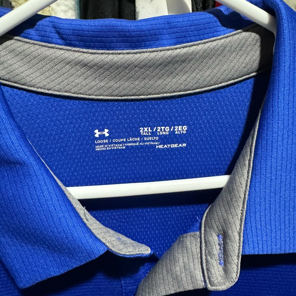 Under Armour xxlt 2xlt tall polo shirt